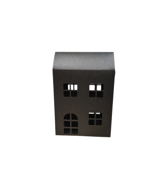 Коробка-домик 150*75*180 мм (до крыши) мм ( до крыши), графит