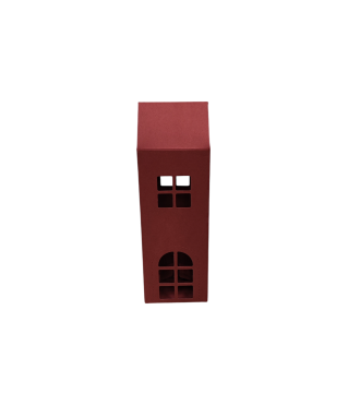 Коробка-домик 175*75*180 мм (до крыши) мм ( до крыши), бордо