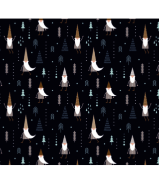 Коробка подарочная 270*180*50 мм, дизайн МО2025-1 с крафт/белым дном