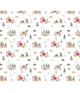 Коробка подарочная 230*150*80 мм, дизайн МО2025-5 с белым дном