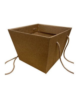 Коробка для транспортировки цветов 150*190*150 мм, крафт