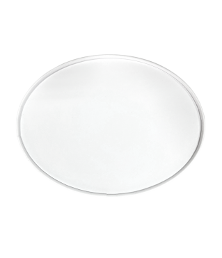 Коробка овальная 290*220*230 мм. матовая, дизайн 73 (белый)