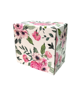 Коробка из МГК 130*130*90 мм, дизайн Б2024-4