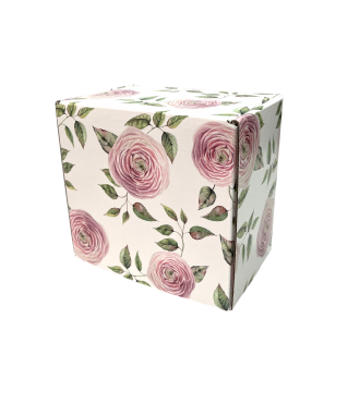 Коробка из МГК 130*130*90 мм, дизайн Б2024-5