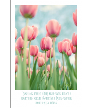 Открытка 9*6 см, дизайн 45