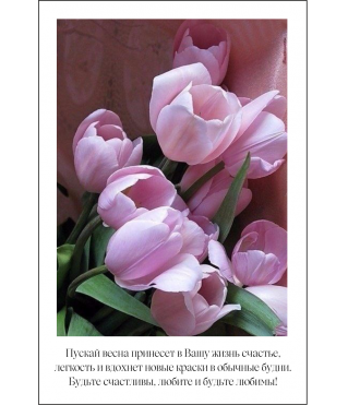 Открытка 9*6 см, дизайн 46