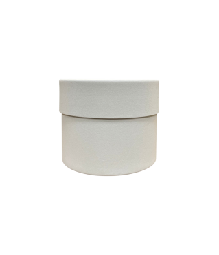 Коробка круглая (шляпная) 80*55 мм, белая