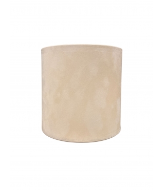 Бархатная коробка круглая без крышки 120*120 мм, айвори