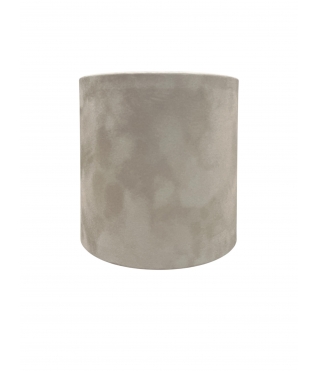 Бархатная коробка круглая без крышки 140*140 мм, серый