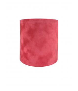 Бархатная коробка круглая без крышки 180*180 мм, коралловый