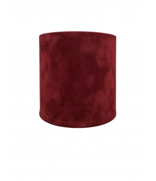 Бархатная коробка круглая без крышки 140*140 мм, бордовый