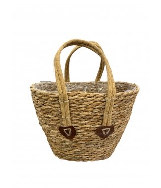 Корзина плетеная (рогоз) 29*19*H21*HH36 B18*11, 1шт.