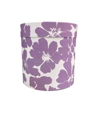 Коробка круглая (шляпная) 140*140 мм, дизайн 2026-15