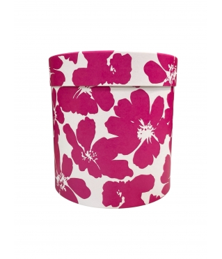 Коробка круглая (шляпная) 140*140 мм, дизайн 2026-22