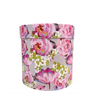 Коробка круглая (шляпная) 140*140 мм, дизайн 2026-26