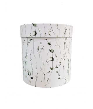 Коробка круглая (шляпная) 140*140 мм, дизайн 2026-28