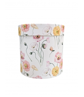 Коробка круглая (шляпная) 140*140 мм, дизайн 2026-29