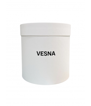 Коробка круглая (шляпная) 140*140 мм, дизайн 2026-33