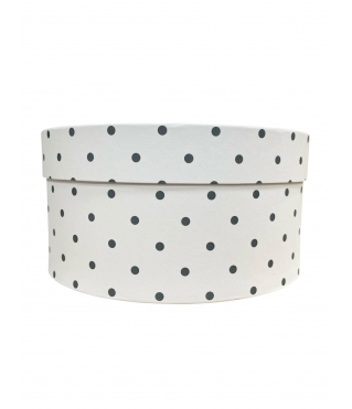 Коробка круглая с крышкой 205*95 мм, дизайн 2026-4