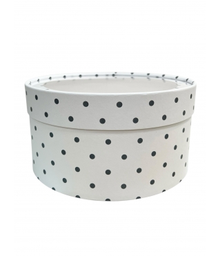 Коробка круглая с окном 205*95 мм, дизайн 2026-4