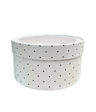 Коробка круглая с окном 205*95 мм, дизайн 2026-11