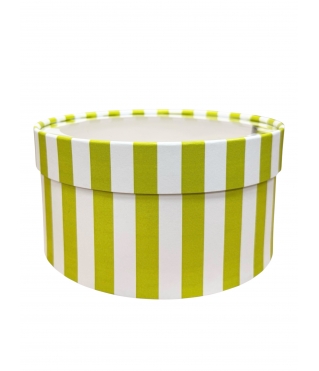 Коробка круглая с окном 205*95 мм, дизайн 2026-14