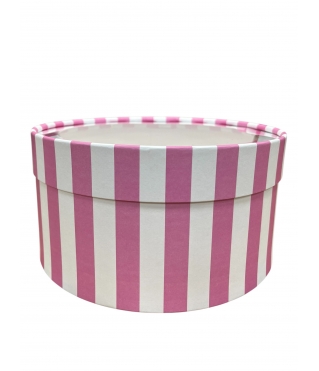 Коробка круглая с окном 205*95 мм, дизайн 2026-23