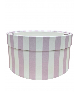 Коробка круглая с окном 205*95 мм, дизайн 2026-24