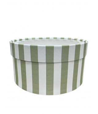 Коробка круглая с окном 205*95 мм, дизайн 2026-15