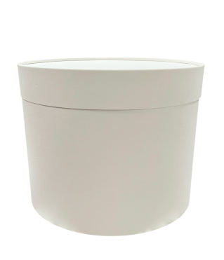 Коробка овальная 290*220*230 мм. матовая, дизайн 73 (белый)