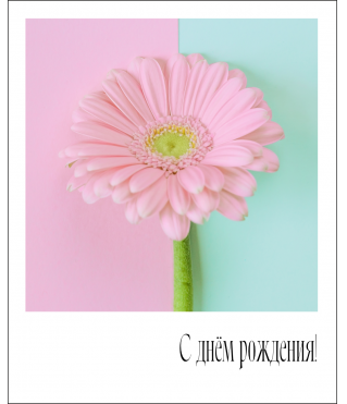 Открытка "Полароид" 11*9 см, дизайн 158