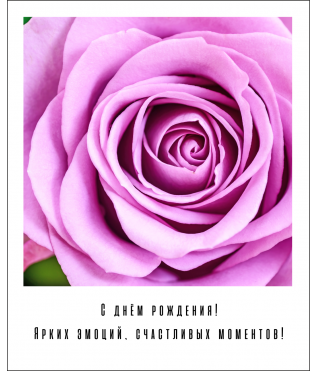 Открытка "Полароид" 11*9 см, дизайн 176