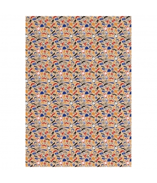 Упаковочная бумага крафт 70*100см "Super Man", 70 г/м2, дизайн 2