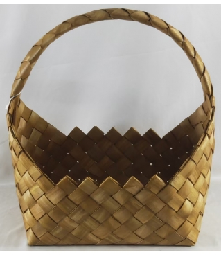 Корзина плетеная (секвойя), 38x26x15/26x41 B:30x20 см, 1 шт., натуральный