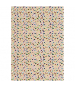 Упаковочная бумага крафт 70*100см "Крылатые созданья", 70г/м2 дизайн 4