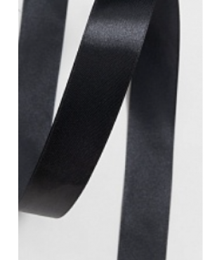 Лента атласная 2,5 см*100 ярд (SF-5925) черный №039
