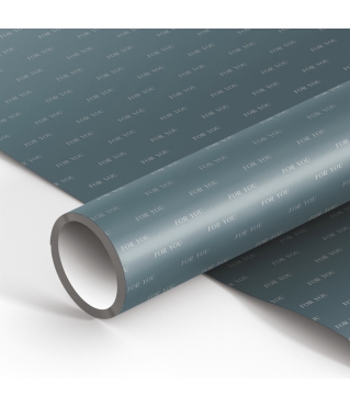 Упаковочная бумага глянц. 70*100см "Duotone. PowderBlack-blue gradient", 80г/м2