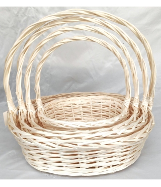 Корзина плетеная (ива), 53*45*H17/53*45*35