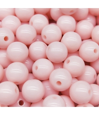 БУСИНЫ " BUBBLE GUM", нежно-розовые, 10 шт.
