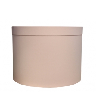 Коробка круглая 300*220 мм, персиковый