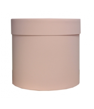 Коробка круглая 210*210 мм, персиковый