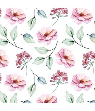 Коробка подарочная с окном 170*170*120 мм, дизайн МО2024-4 с крафт дном