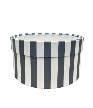 Коробка круглая с окном 180*85 мм, дизайн 2026-19