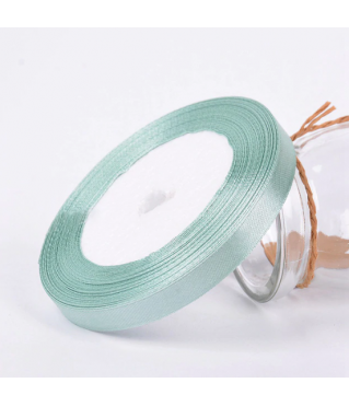 Лента атласная 12 мм/25 м, мятная