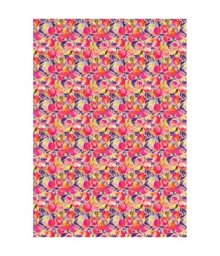 Упаковочная бумага крафт 70*100см "Акварельные штрихи", 70г/м2, дизайн 5