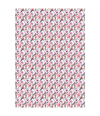 Упаковочная бумага глянц. 70*100см "Весеннее настроение", 80г/м2, дизайн 3