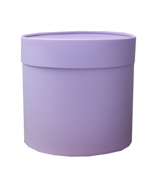 Коробка круглая (шляпная) 160*160 мм, лиловый