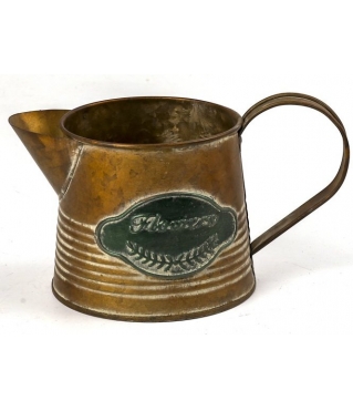 Декоративное кашпо-кувшин 18XD11/9.5XH10/11.5CM, металл