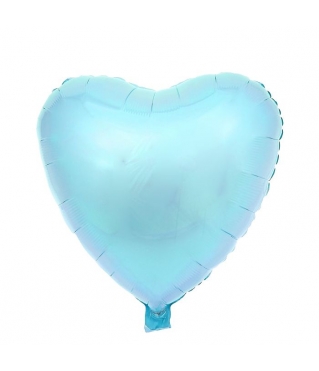 Шар (19''/48 см) Сердце, pastel blue