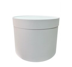 Коробка круглая 300*230 мм. матовая, дизайн 73 (белый)